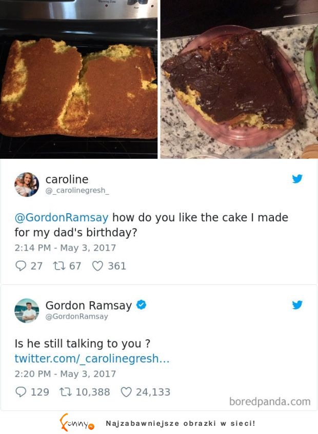 11 zabawnych tweetów - Gordon Ramsay ocenia nadesłane zdjęcia obiadów! 11 zabawnych tweetów - Gordon Ramsay ocenia nadesłane zdjęcia obiadów!