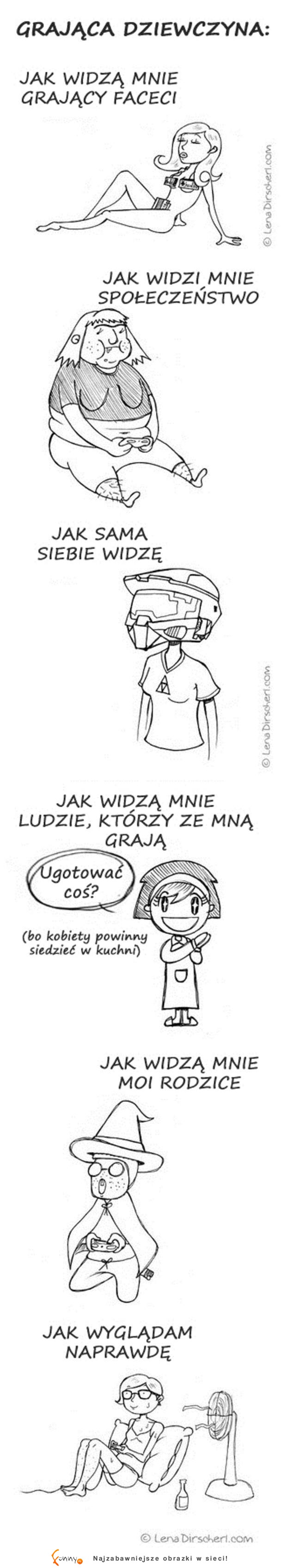 Grająca dziewczyna w realnym życiu - zobacz przykłady! :D