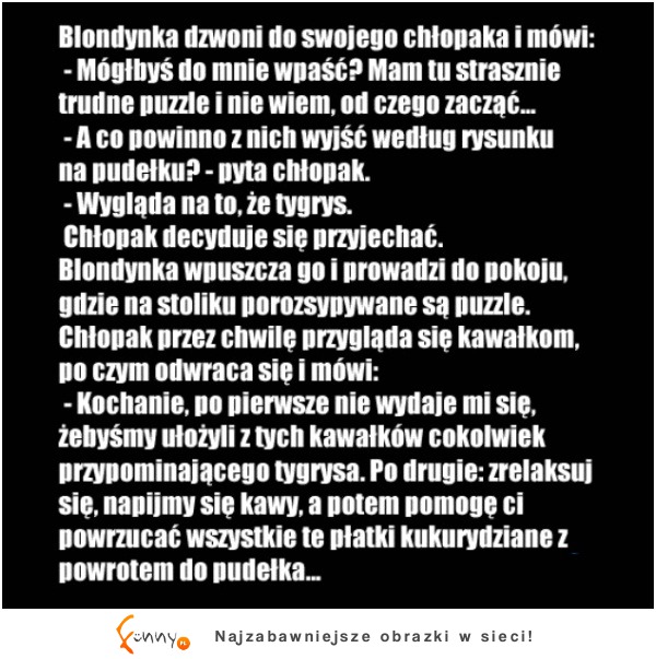 Blondynka dzwoni do chłopaka! :D