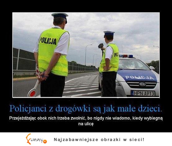 Policjanci z drogówki...