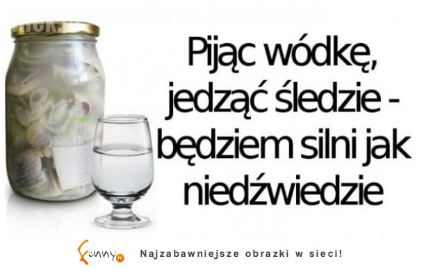 Pijąć wódkę