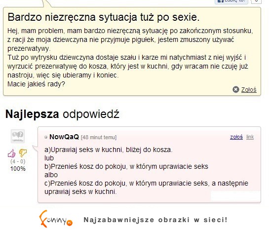 Bardzo niezręczna sytuacja :D