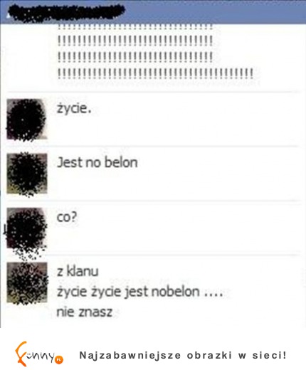 Życie jest nobelon...