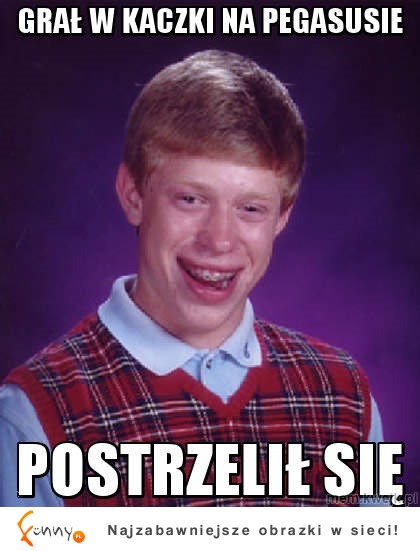 Grał w kaczki...