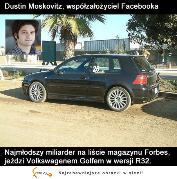 Zobacz jakimi autami jeźdżą założyciele Facebooka, Microsoftu, PayPala i inni... ;)