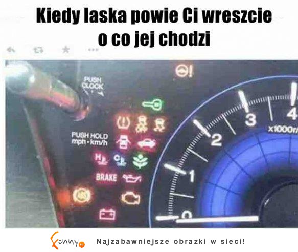 Kiedy laska powie ci wreszcie o co jej chodzi