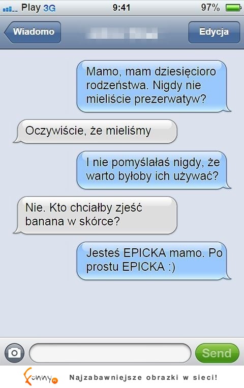 Zobacz odpowiedź matki dlaczego ma aż 11 dzieci :O haha niezłe podejście XD