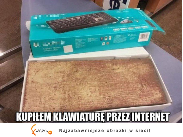 Kupiłem klawiaturę przez internet