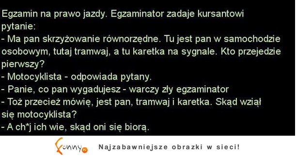 Egzamin na prawo jazdy! :)