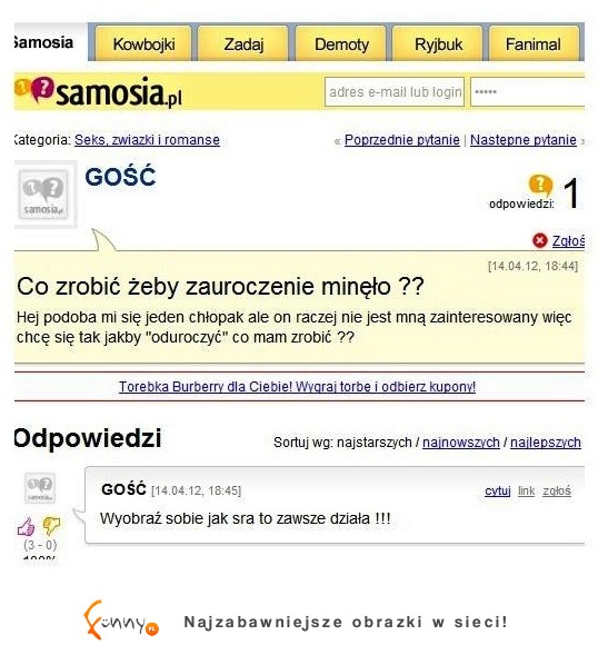 Co zrobić żeby zauroczenie minęło? Chce się "oduroczyc" i nie wie jak... ;)