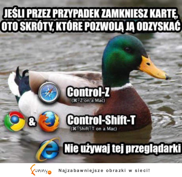 Jak przywrócić zamknięte karty