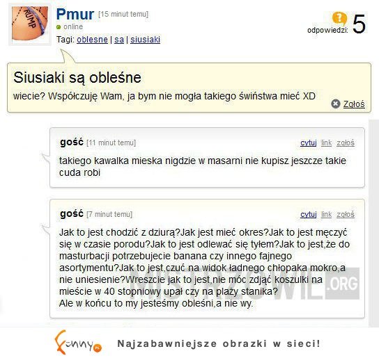 Najlepsze riposty MISTRZÓW INTERNETU! Ostatnia najlepsza ;D
