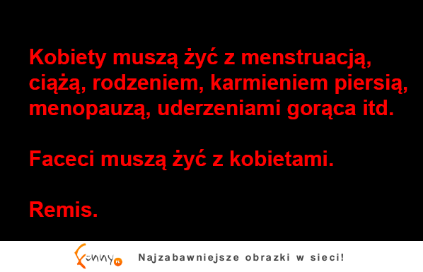 Kobiety musza żyć z menstruacją