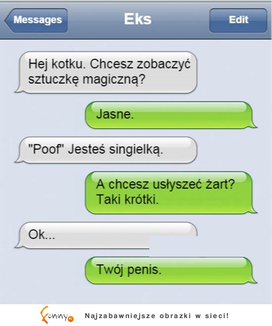 HAHA chyba sie nie spodziewał takiej odpowiedzi! SZOK!