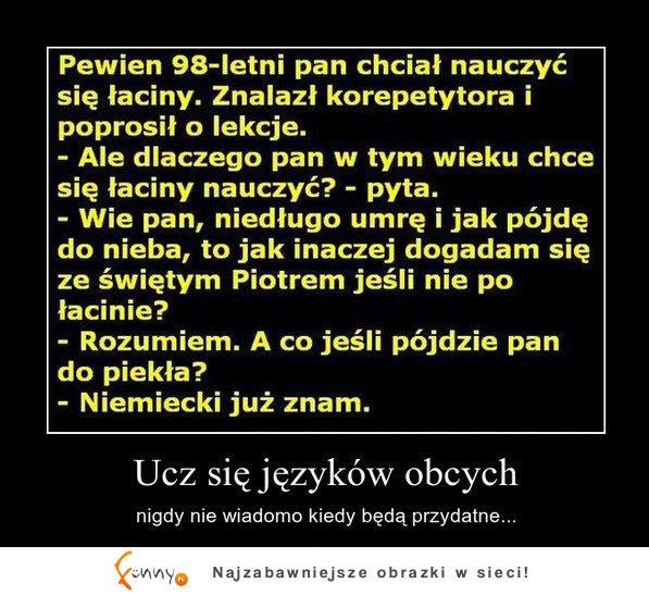 Znajomość języków to ważna sprawa! ZOBACZ dlaczego! HAHA! XD