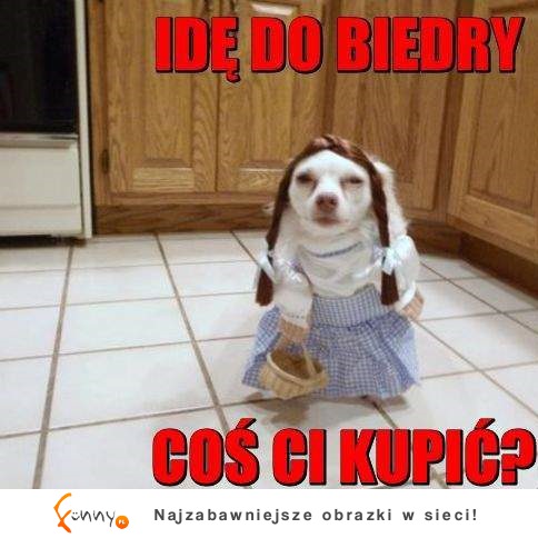 Idę do biedry :-)