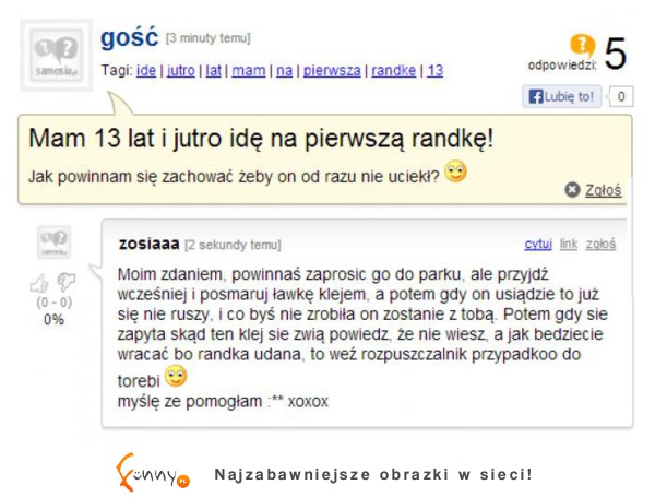 13-latka idzie na pierwszą randkę i nie wie jak się zachować! :)