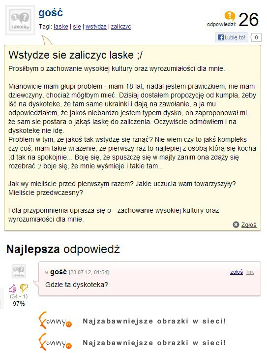 Czy polska młodzież uprawia seks w przedziale wiekowym 15-18? Zobacz co jej odpowiedzieli ;D HIT!