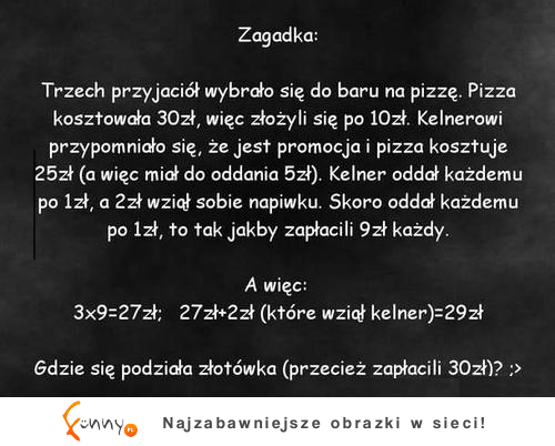 Zagadka na dziś! Kto jest cwany i ją rozwiąże ;)