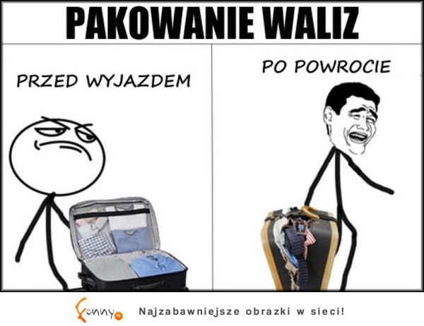 Pakowanie walizek