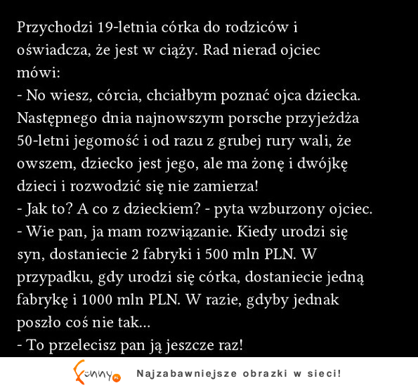 19-letnia córka oświadcza rodzicom że jest w CIĄŻY! Zobacz mistrzowską reakcję ojca! :)