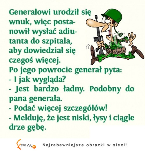 Okazało sie, ze dziecko jest...HAHA DOBRE!