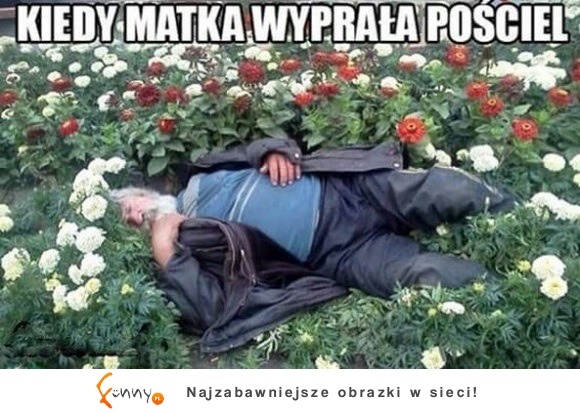 matka wyprała