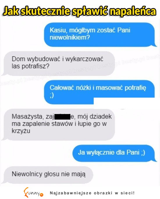 Dziewczyna go skutecznie spławiła! AHAHA