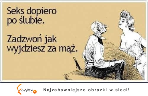 Dopiero po ślubie!