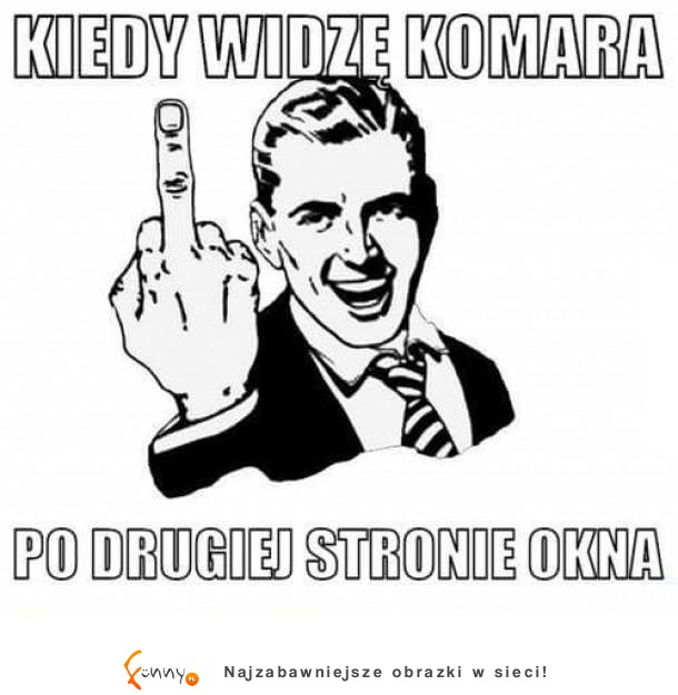 Kiedy widze komara