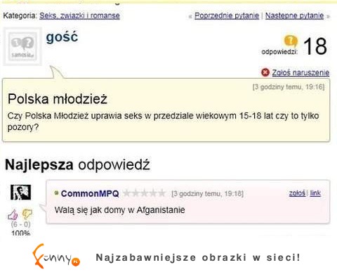 Czy młodzież uprawia seks w wieku 15-18 czy to tylko pozory? :D