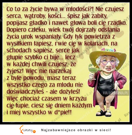 Pouczający wierszyk XD