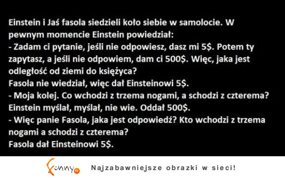 Einstein i Jaś Fasola :D