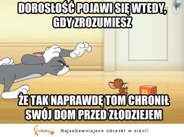 Chronił dom