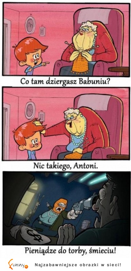 Co tam dziergasz Babuniu?