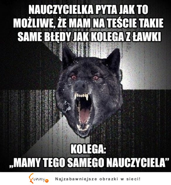 Dobrze , że to on miał tyle odwagi, żeby tak odpowiedzieć XD