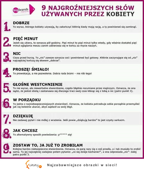 9 najgroźniejszych słów używanych przez kobiety! Na to musisz uważać! Sprawdź co oznaczają! ;)