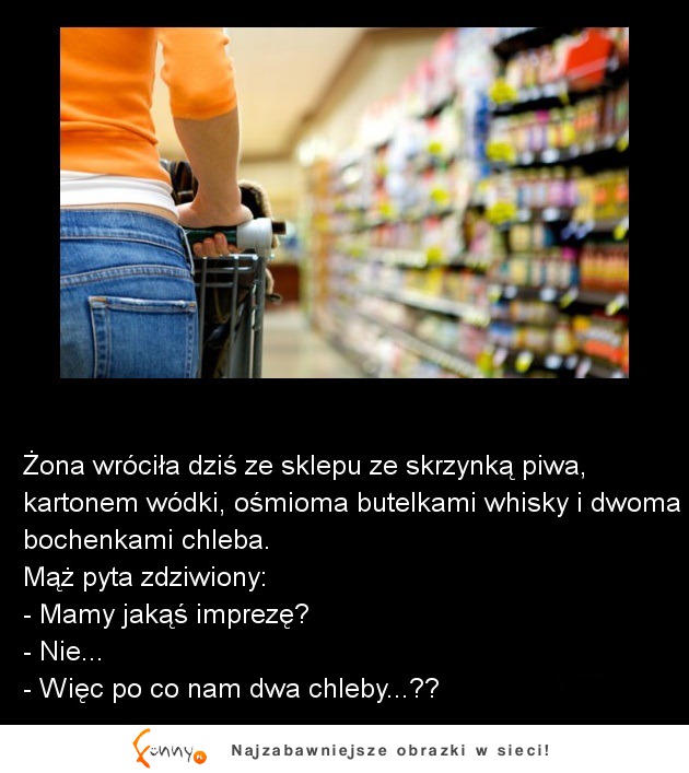 Żona wróciła ze SKLEPU- mąż bardzo się zdziwił, że kupiła..... MUSISZ TO ZOBACZYĆ dobre!