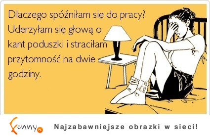 uderzyłam się