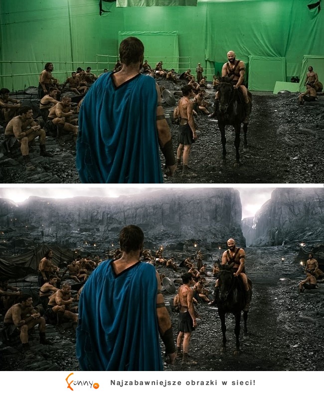 Sceny z filmowych hitów, bez efektów specjalnych Sceny z filmowych hitów, bez efektów specjalnych