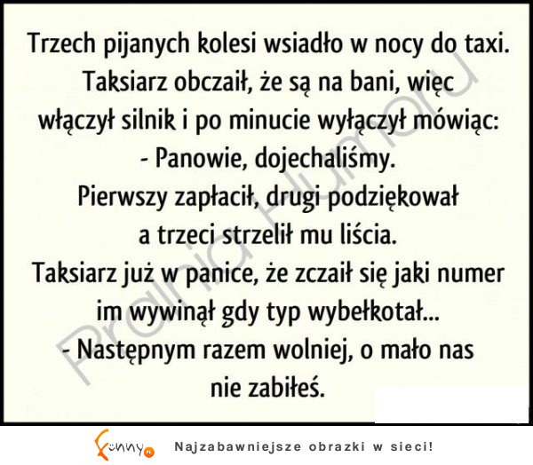 Taxówkarz nieźle ich oszukał! Zobacz ich reakcję ;