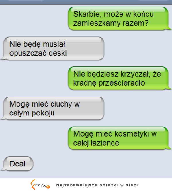 Pierwsze wspólne mieszkanie! No to się dogadali :D