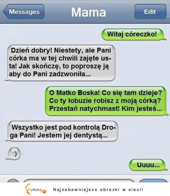 Matka pisze sms do córki! ZOBACZ co jej odpisała DOBRE! :)