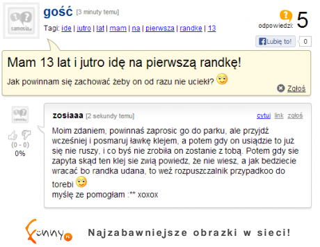 Mam 13lat i jutro idę na PIERWSZĄ RANDKĘ! :D