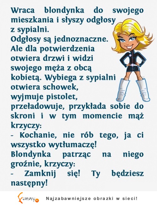 Typowa blondynka w akcji! MASKARA!