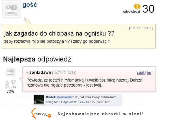 Jak zagadać do chłopaka na ognisku? Zobacz najlepsze  rady :-D