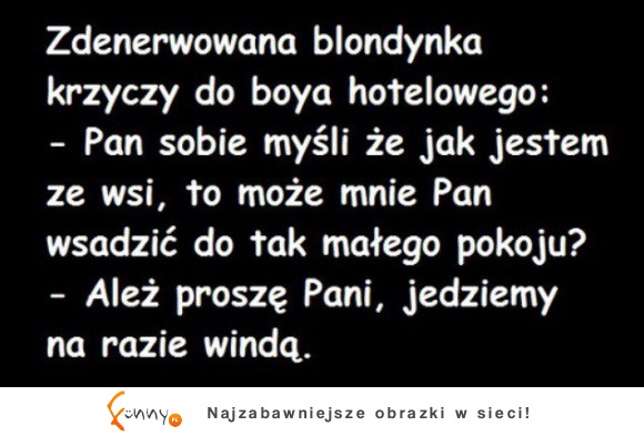 Blondynka nieco się zagubiła XD Zobacz co myślała!