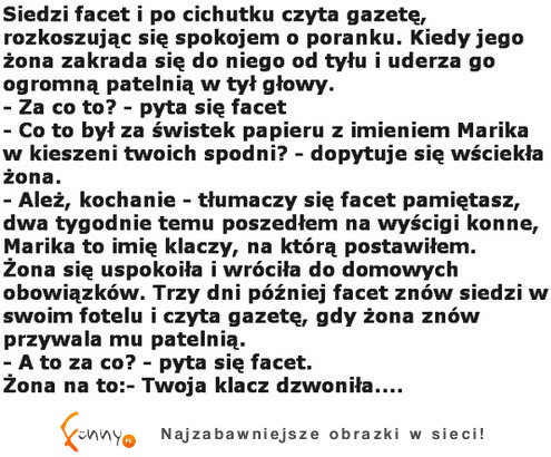 Zobacz jak facet wykręcił się ze zdrady, czy mu się udało! :)