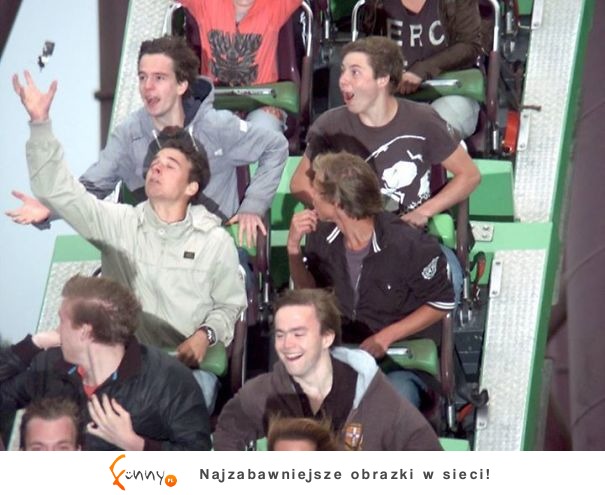 Śmieszne zdjęcia z Rollercoastera