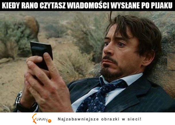 Kiedy rano czytasz wiadomość